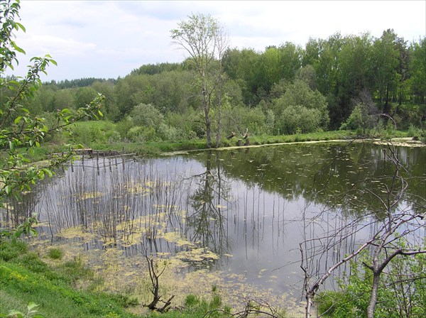 Сабуялы. Вид на водоем.